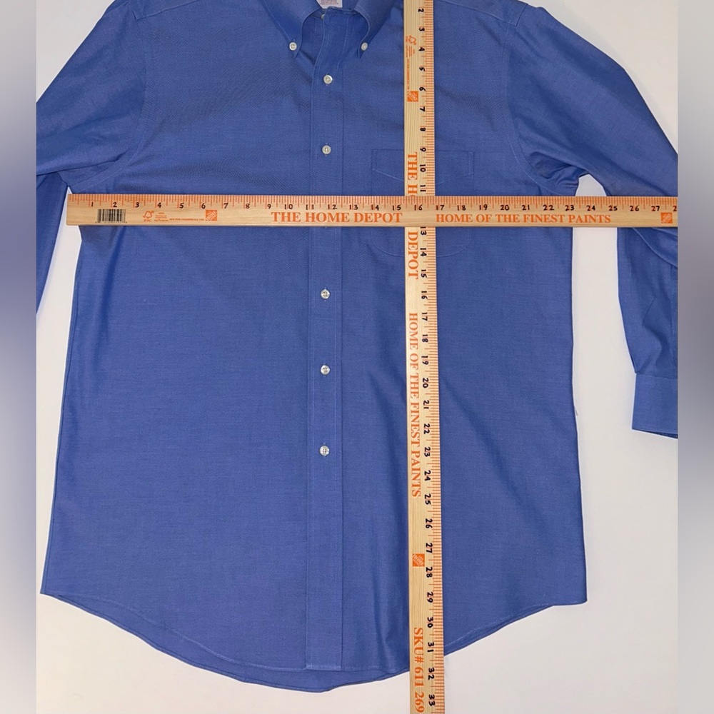 Brooks Brothers‎ “Madison” blue, non iron, long sleeve dress shirt sz 15.5, 32 - Picture 7 of 7